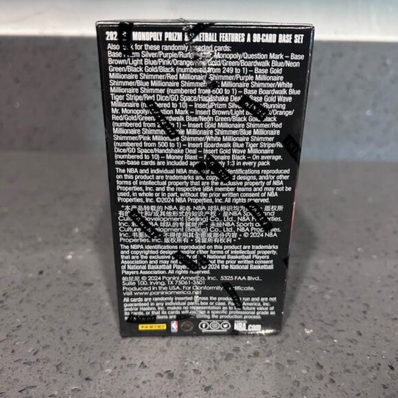 2023-24 Panini Prizm Monopoly Basketball Blaster Box Sealed Wemby RC Year NBA - Picture 4 of 6